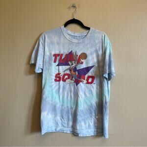 Mitchell & Ness L short sleeve t-shirt Bugs Bunny tie-dye blue red fandom